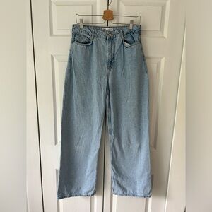 ZARA high rise wide leg JEANS | Size 10